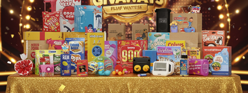 Arrange prizes and giveaways