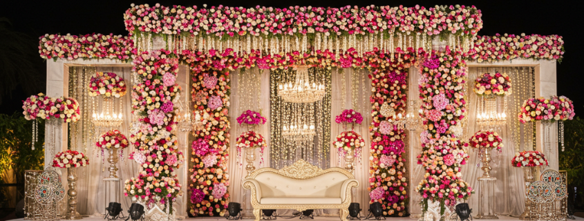 Elegant Flower Backdrops