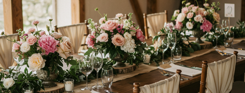 Floral Accents for Tablescapes