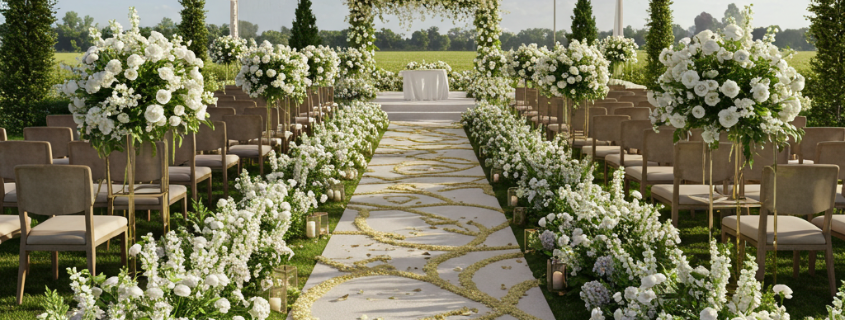 Floral Aisle Runners Walk on Petals to Your Forever