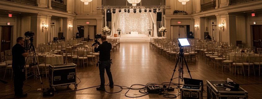 Test all lighting fixtures before the wedding