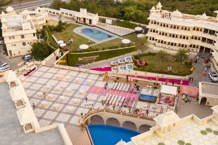 Labh Garh Palace Resort & Spa ideal for a low budget destination wedding in Udaipur