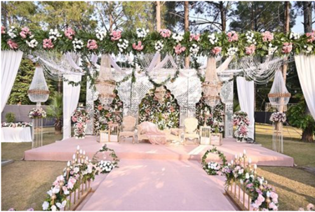Outdoor Weddings Reduce Decoration Cost