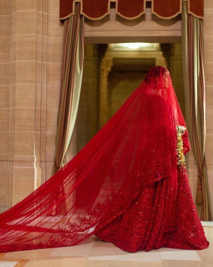 Traditional bridal entry, royal red bridal entry, dulhan entry ideas, Indian wedding bridal entry, classic bridal entry
