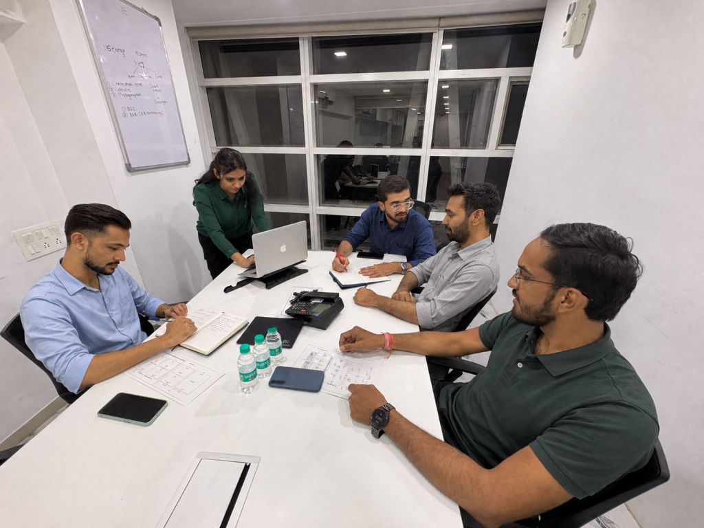 Vendor or team meeting in planning session